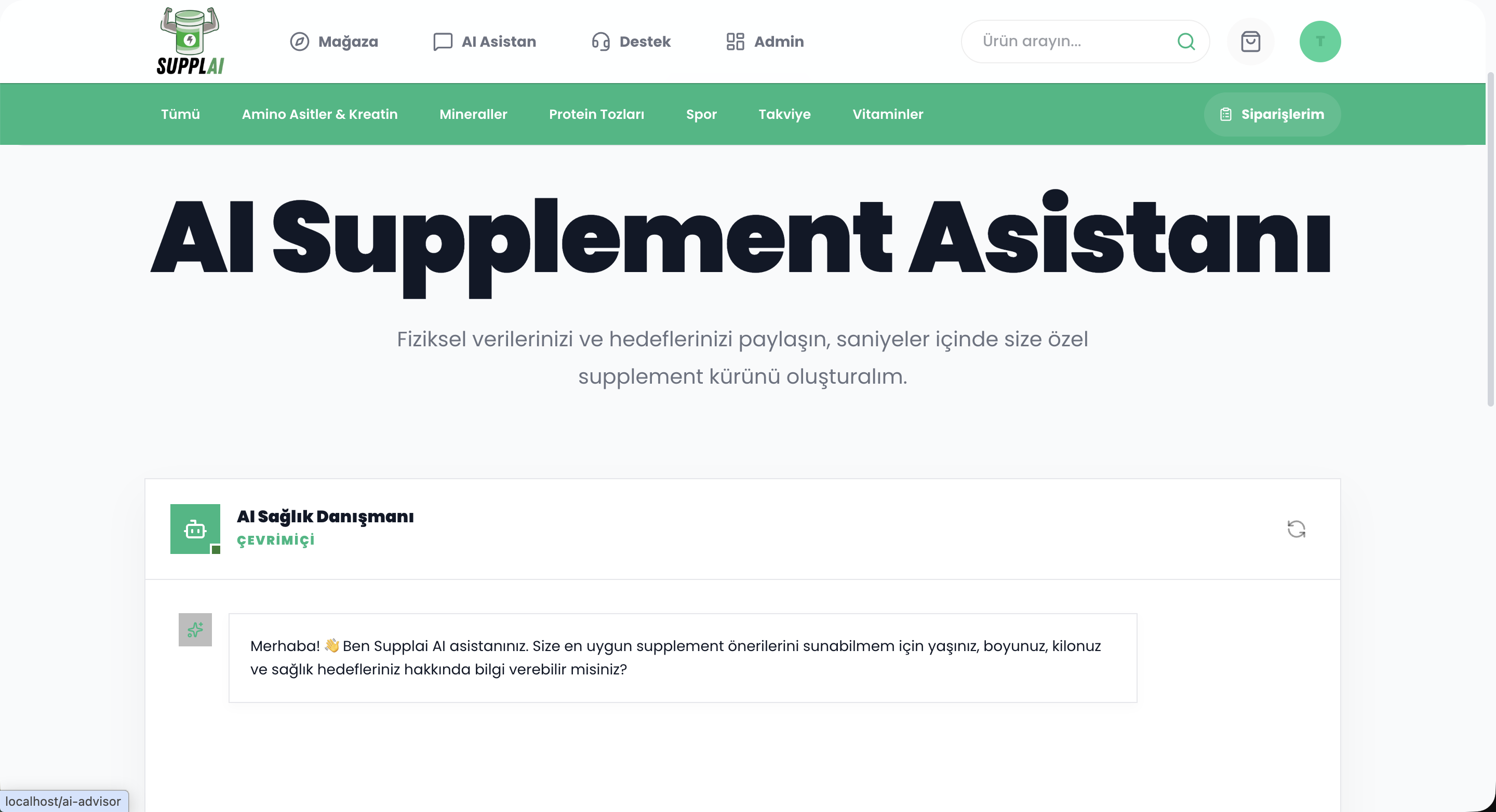 AI Asistan Entegrasyonu